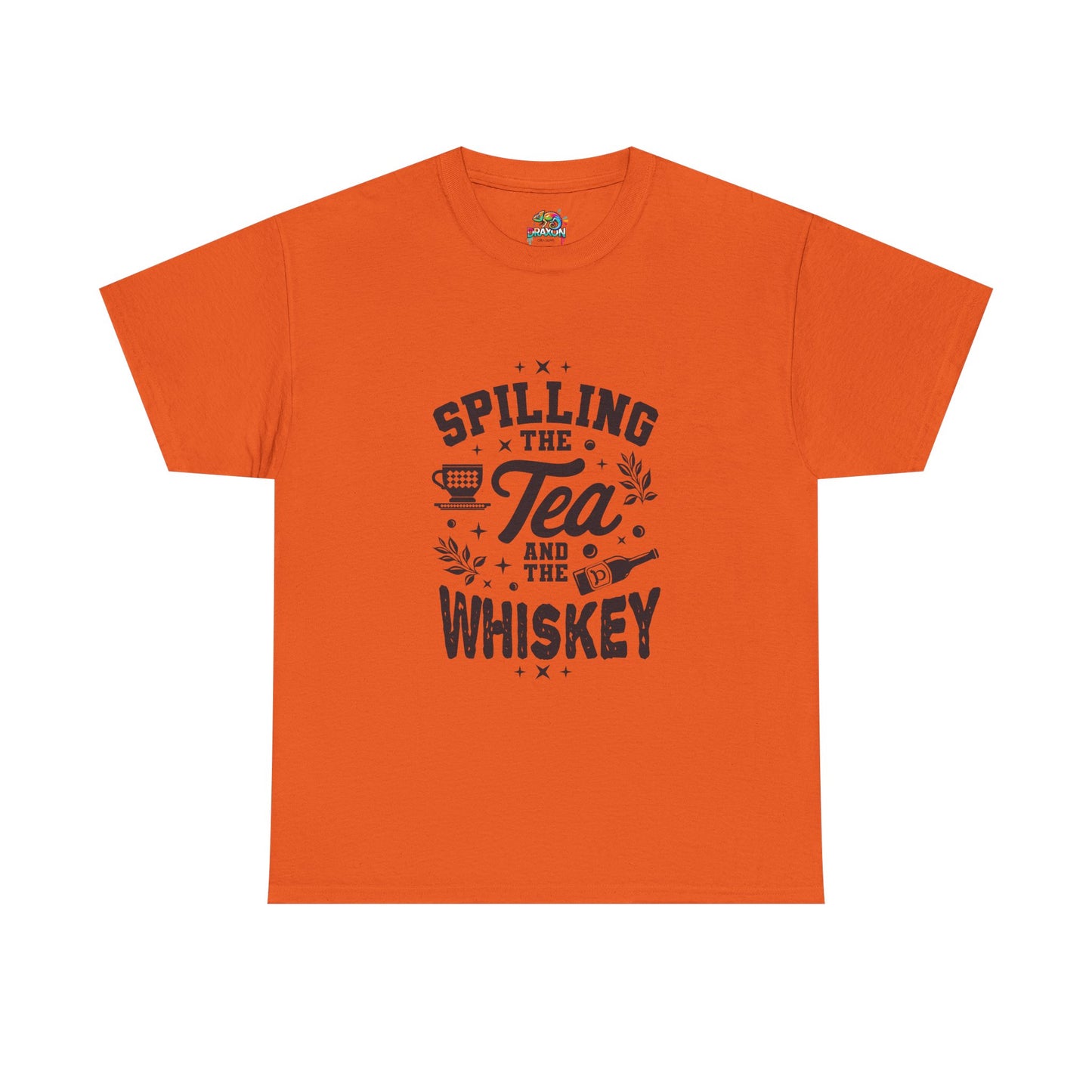 Unisex Heavy Cotton Tee (Spill Tea & Whiskey)