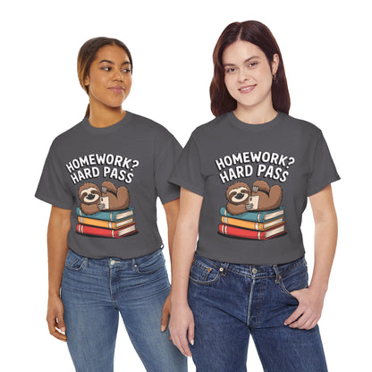 Unisex Heavy Cotton Tee (Homework? Hard Pass)