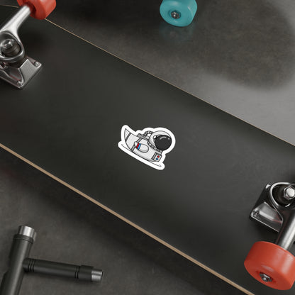 Die-Cut Stickers | Vibrant Art for Personalization (Astronaut Duck)