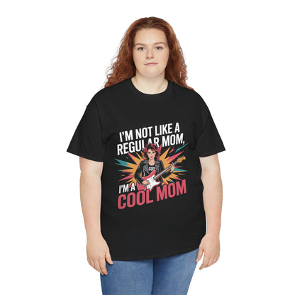 Unisex Heavy Cotton Tee (I'm Not a Regular Mom, I'm a Cool Mom)