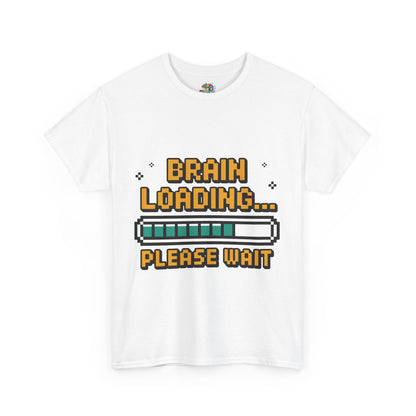 Unisex Heavy Cotton Tee (Brain Loading...Please Wait)