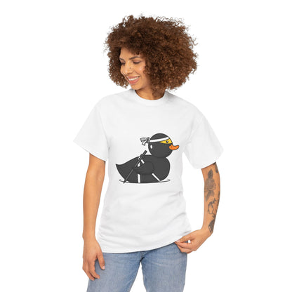 Unisex Heavy Cotton Tee (Ninja Duck)
