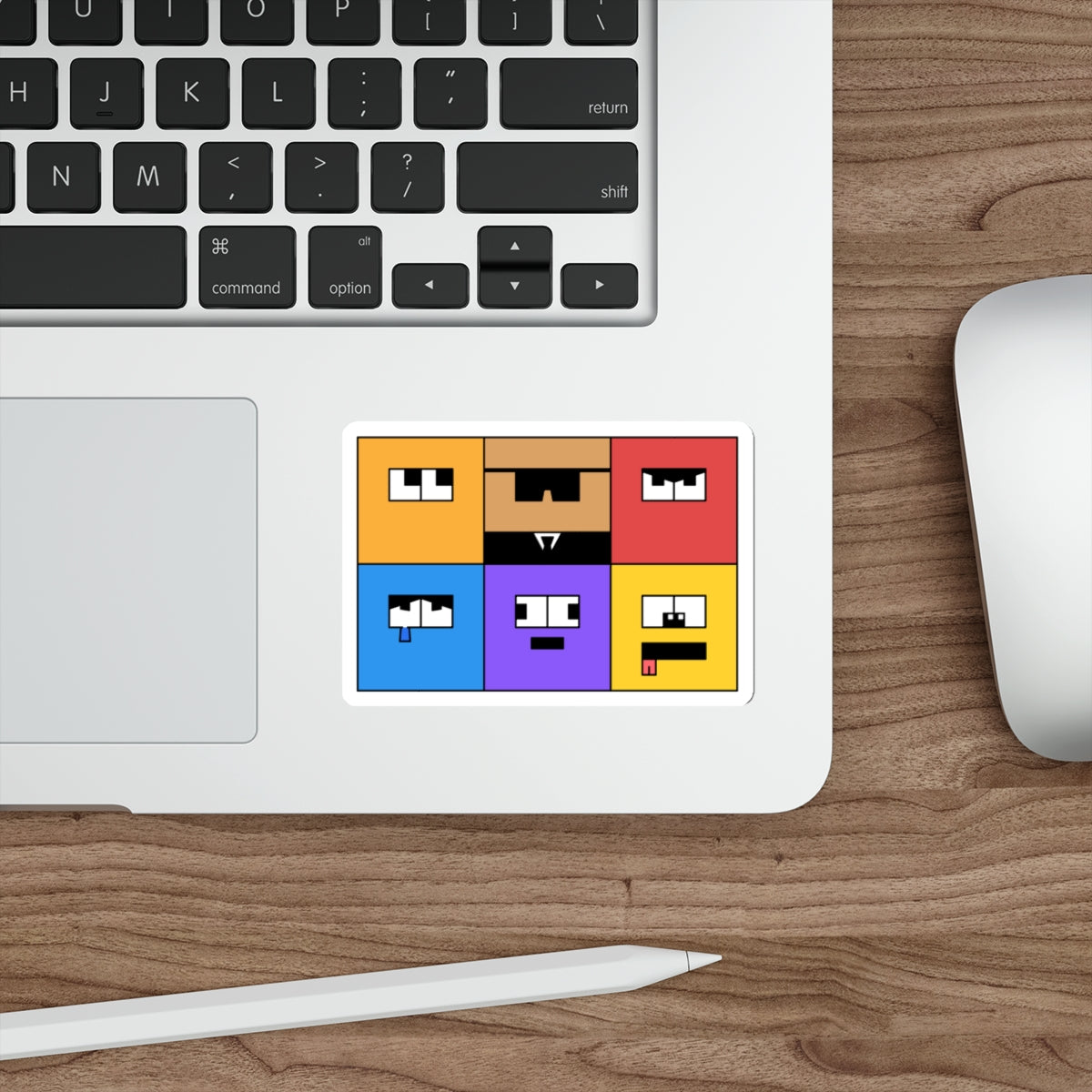 Die-Cut Stickers | Vibrant Art for Personalization (Emotion Blocks)