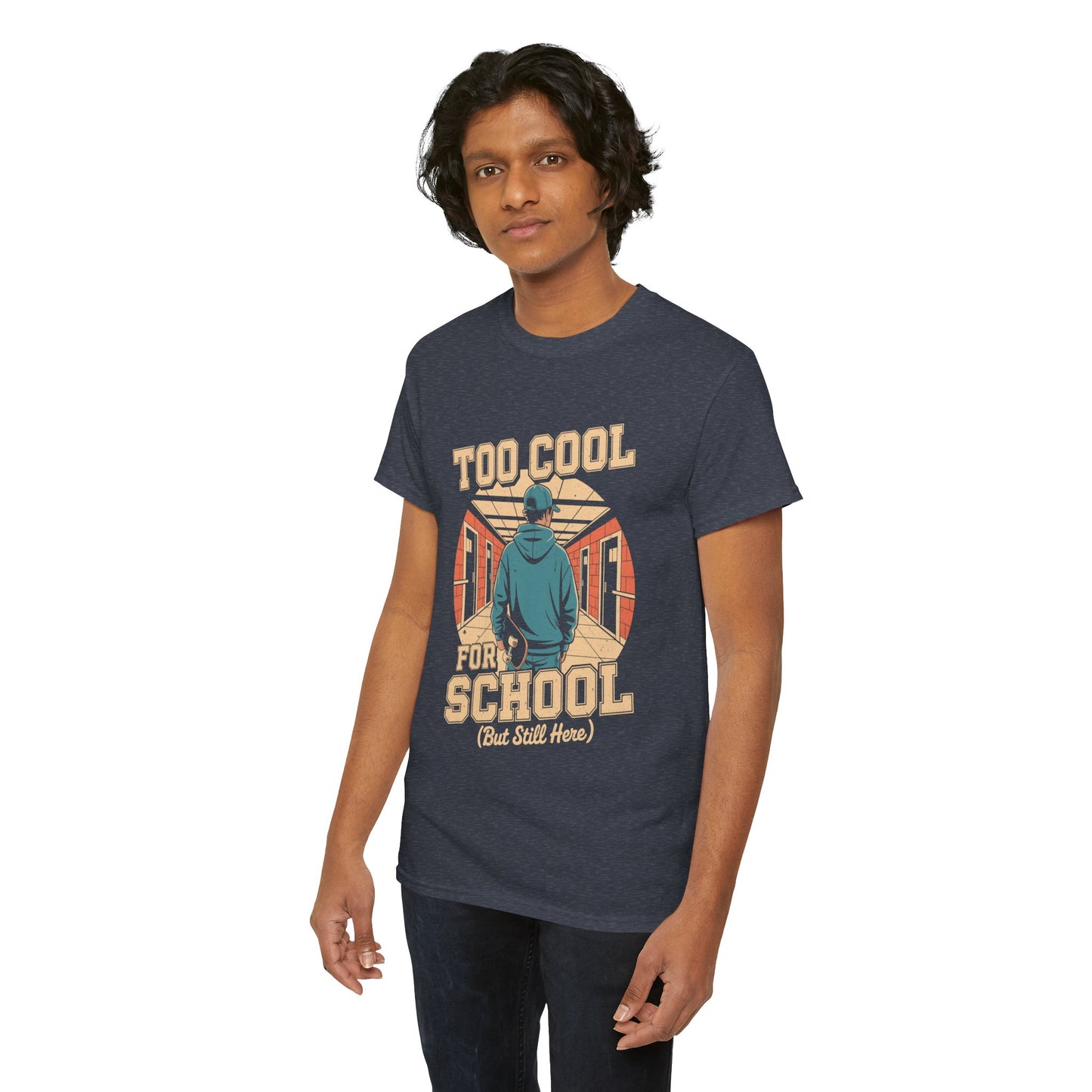 Unisex Heavy Cotton Tee (Too Cool For School)