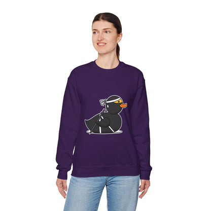 Unisex Heavy Blend™ Crewneck Sweatshirt (Ninja Duck)