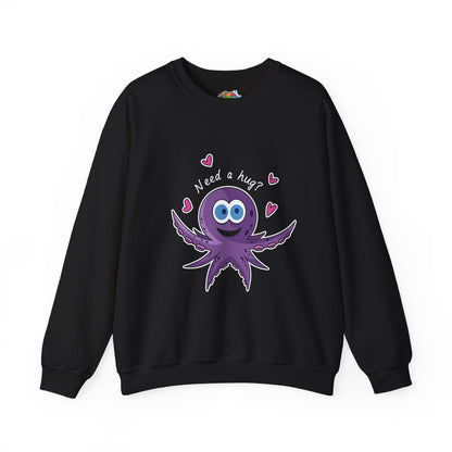 Unisex Heavy Blend™ Crewneck Sweatshirt (Octopus Hug)