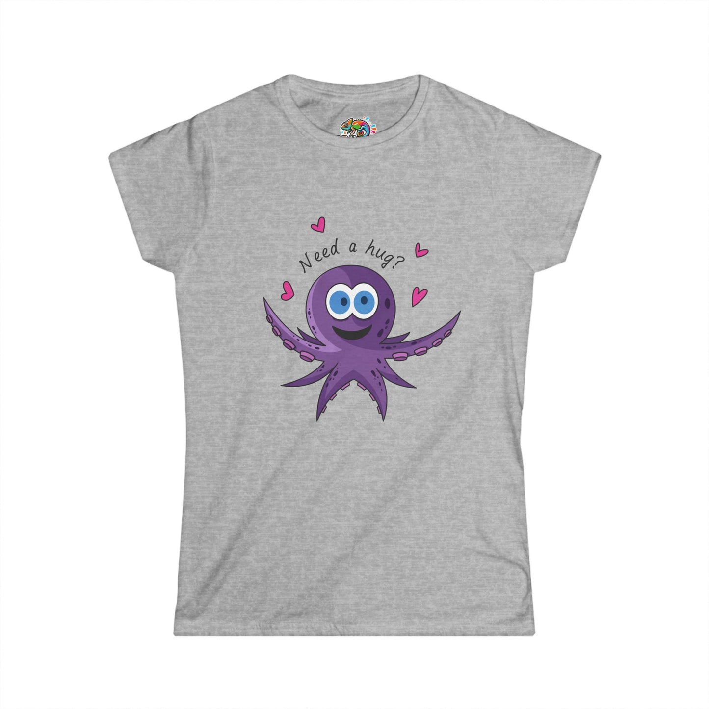 Women's Softstyle Tee (Octopus Hug)