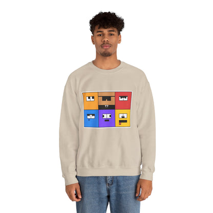 Unisex Heavy Blend™ Crewneck Sweatshirt (Emotion Blocks)