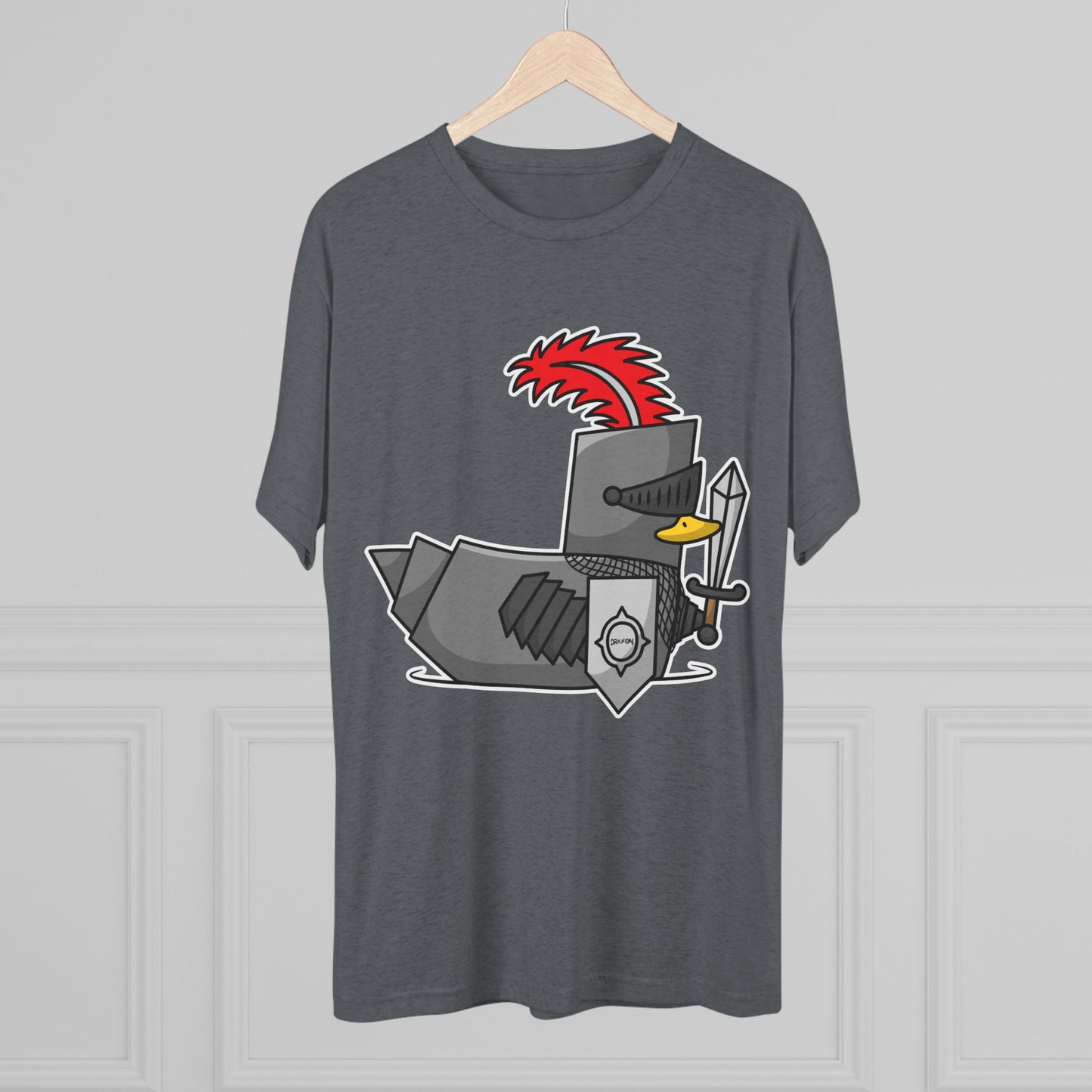 Unisex Tri-Blend Crew Tee (Knight Duck)