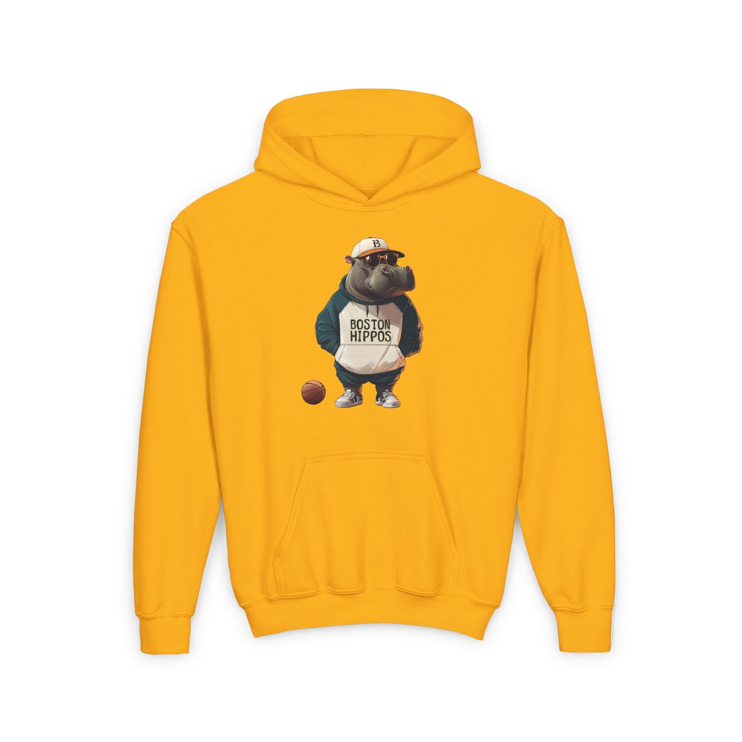 Youth Heavy Blend Hooded Sweatshirt (Boston Hippos)