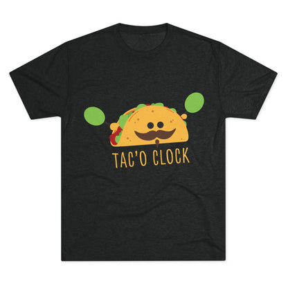 Unisex Tri-Blend Crew Tee (Tac'O Clock)