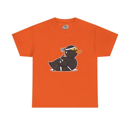 Unisex Heavy Cotton Tee (Ninja Duck)