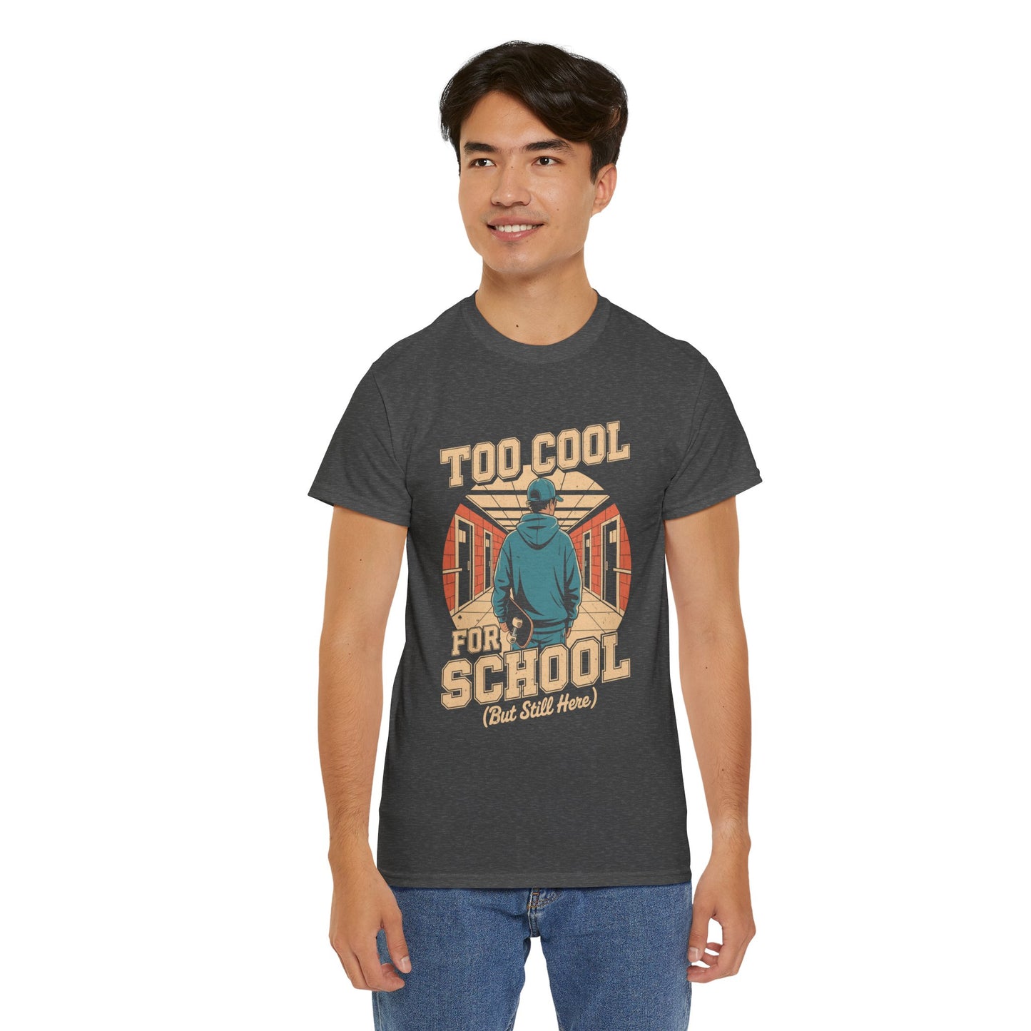 Unisex Heavy Cotton Tee (Too Cool For School)