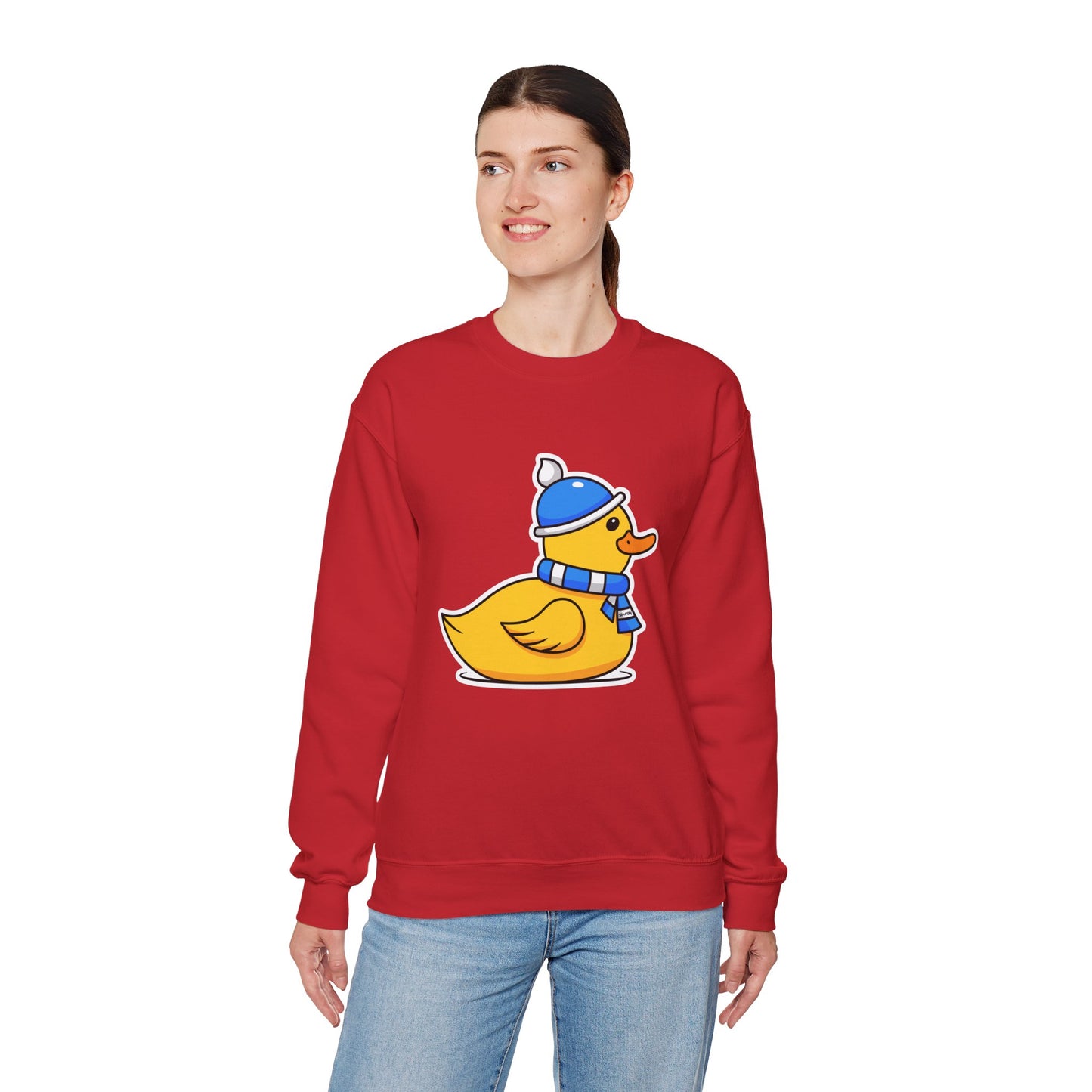 Unisex Heavy Blend™ Crewneck Sweatshirt (Chilly Duck)