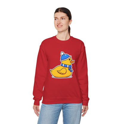 Unisex Heavy Blend™ Crewneck Sweatshirt (Chilly Duck)