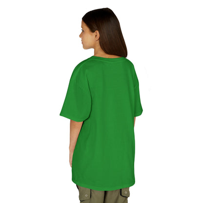 Kids Heavy Cotton T-Shirt (I'm not made for this - Snowmobiler)