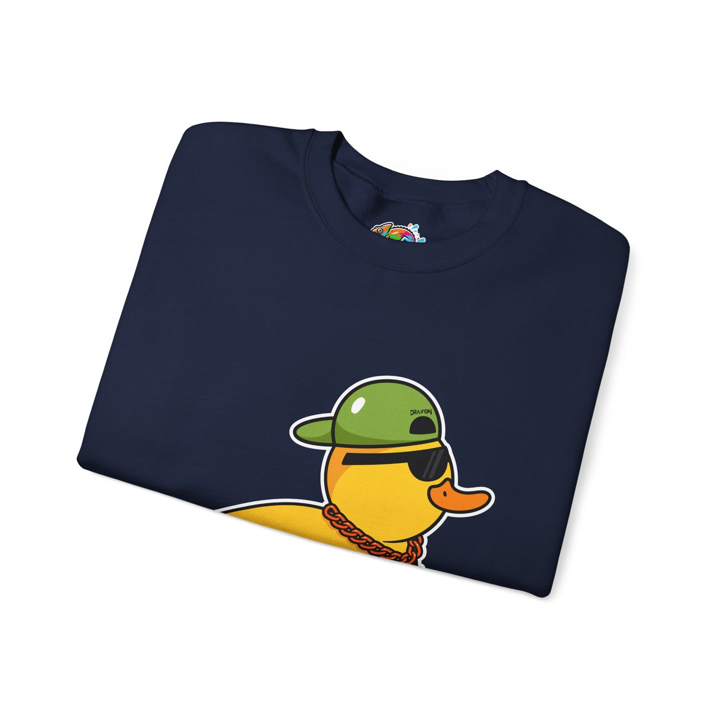 Unisex Heavy Blend™ Crewneck Sweatshirt (Gangster Duck)