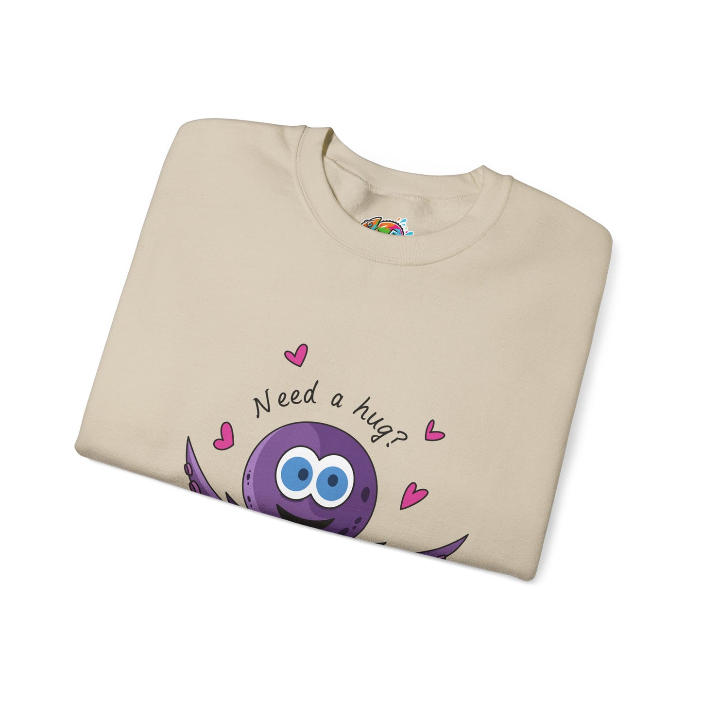 Unisex Heavy Blend™ Crewneck Sweatshirt (Octopus Hug)