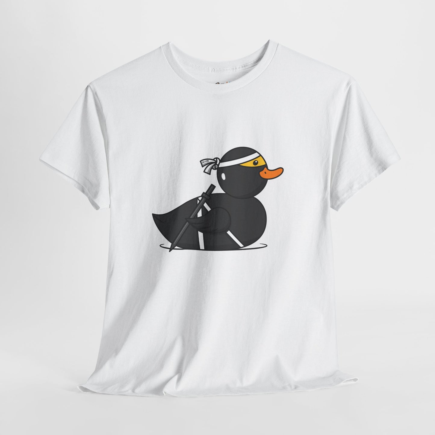 Unisex Heavy Cotton Tee (Ninja Duck)