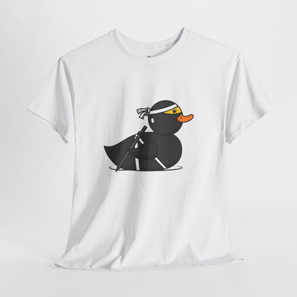 Unisex Heavy Cotton Tee (Ninja Duck)