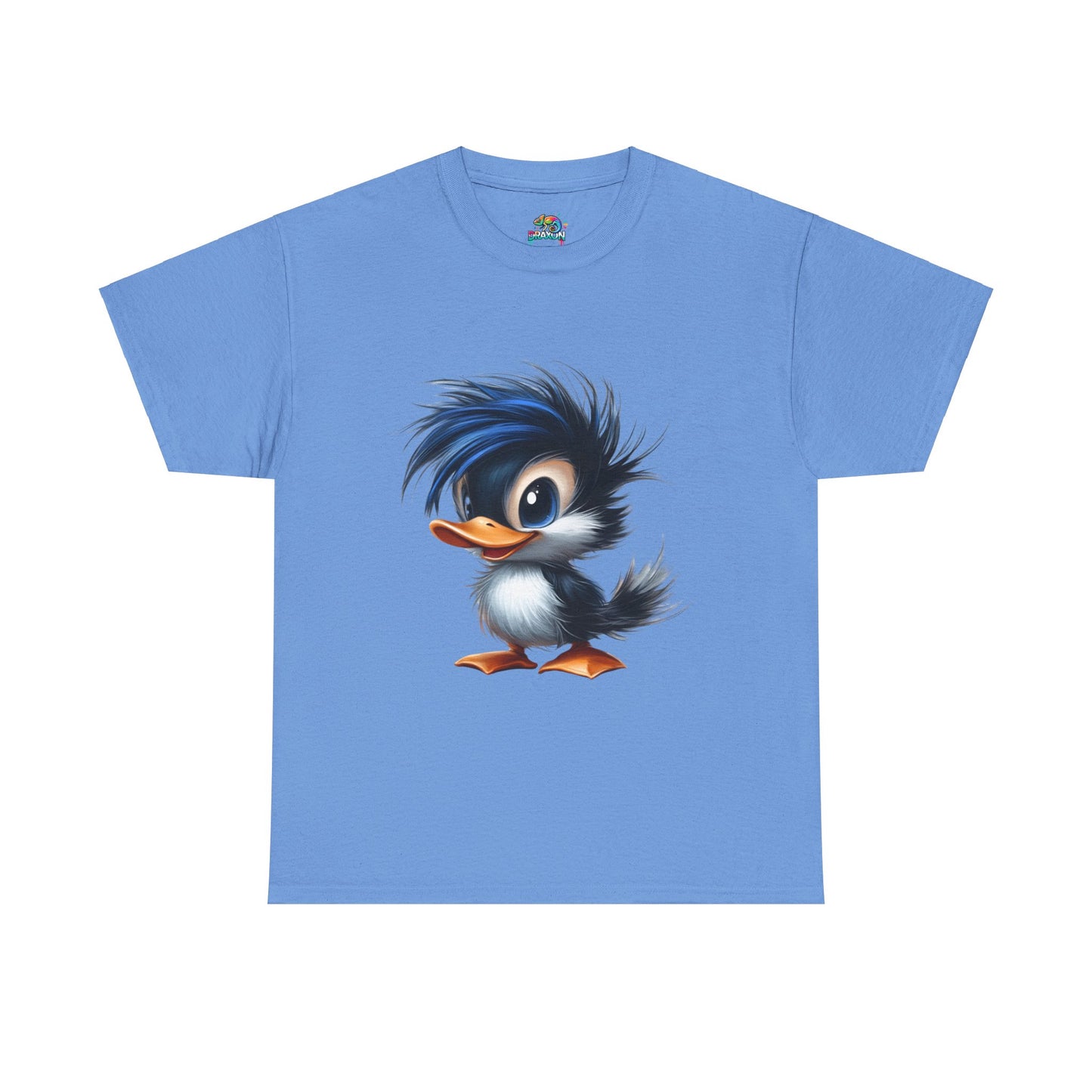 Unisex Heavy Cotton Tee (Blue Hair Duck)