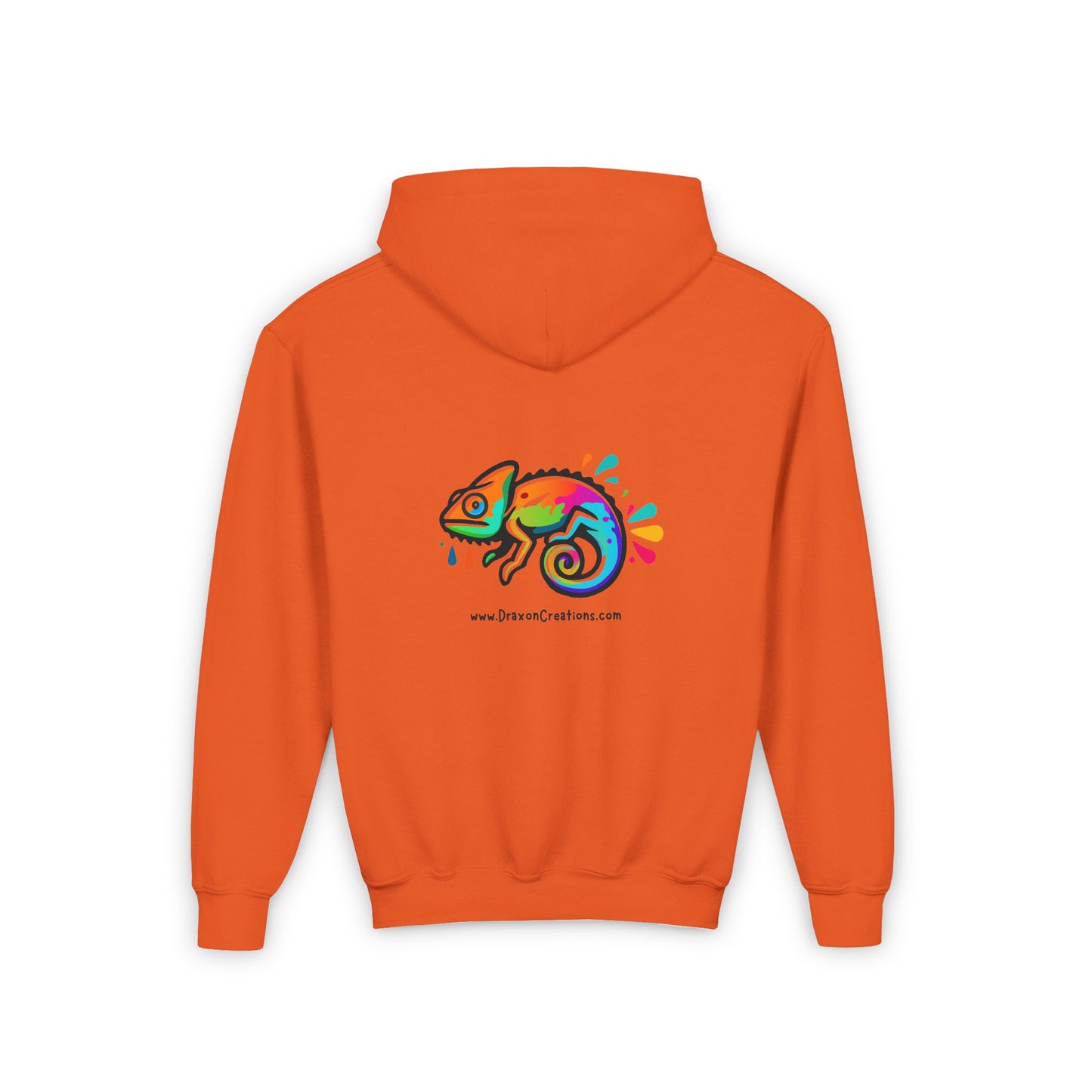 Youth Heavy Blend Hooded Sweatshirt (DC Logo 1)