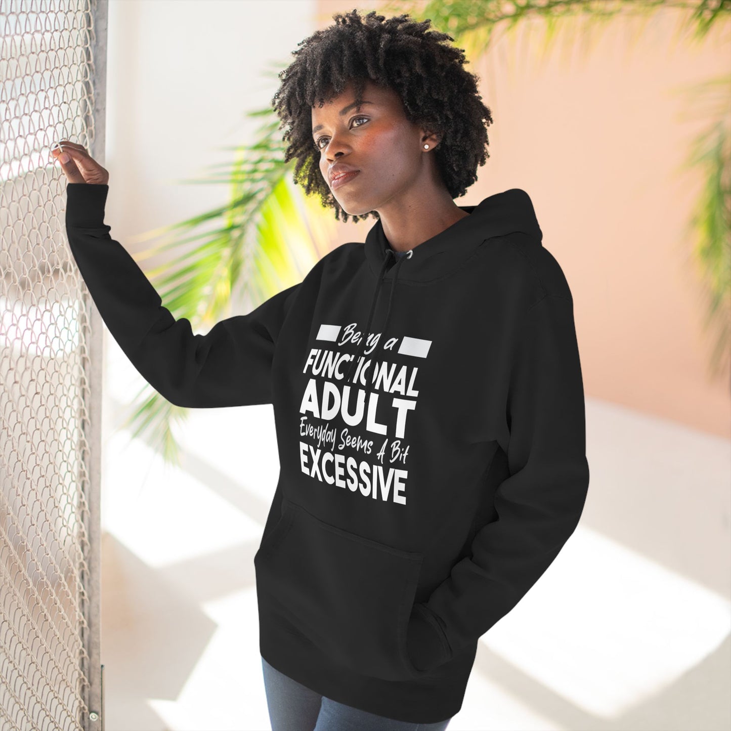 Three-Panel Fleece Hoodie (Being Adult, Seems Excessive)