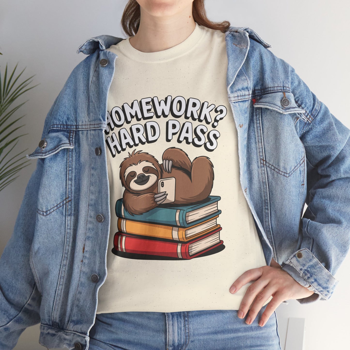 Unisex Heavy Cotton Tee (Homework? Hard Pass)