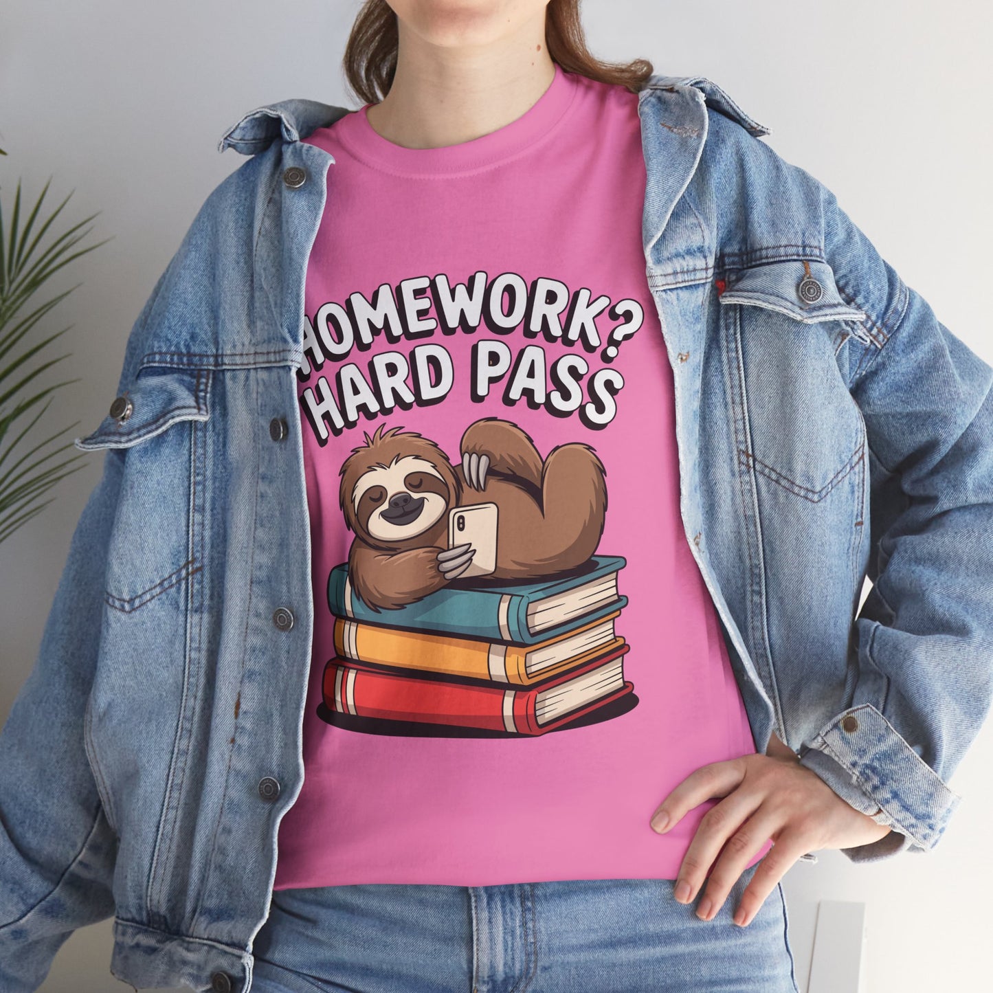 Unisex Heavy Cotton Tee (Homework? Hard Pass)