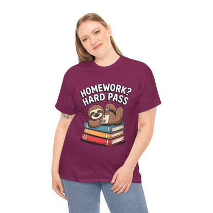 Unisex Heavy Cotton Tee (Homework? Hard Pass)