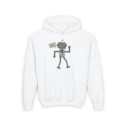 Youth Heavy Blend Hooded Sweatshirt (Do the Robot)