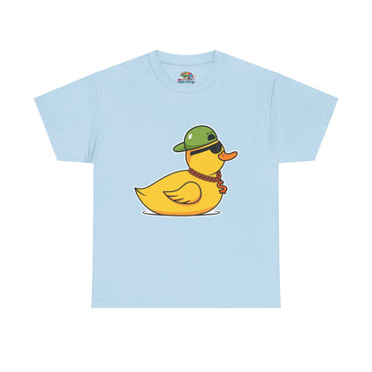 Unisex Heavy Cotton Tee (Gangster Duck)