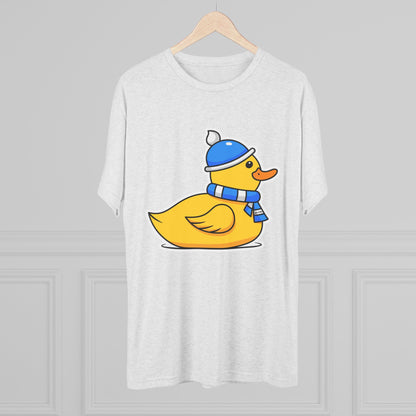 Unisex Tri-Blend Crew Tee (Chilly Duck)