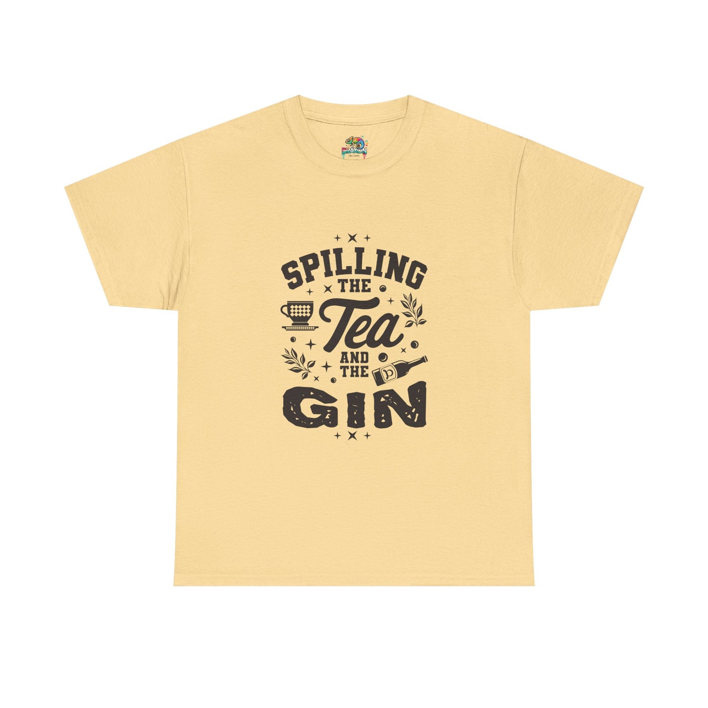 Unisex Heavy Cotton Tee (Spill Tea & Gin)