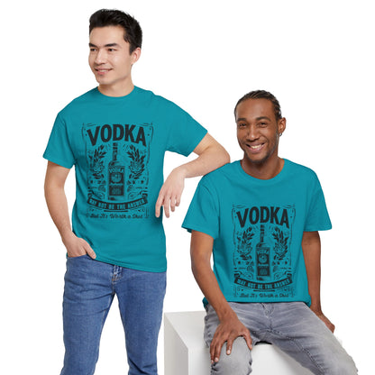 Unisex Heavy Cotton Tee (Vodka - Worth a Shot)