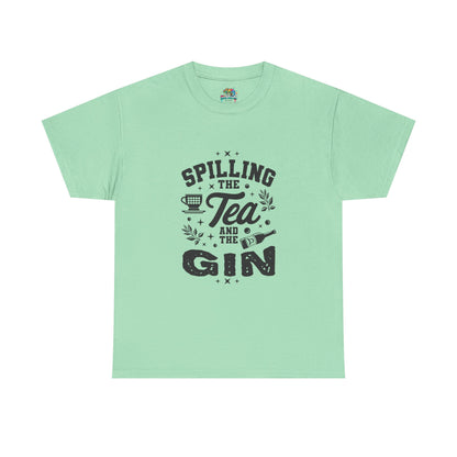 Unisex Heavy Cotton Tee (Spill Tea & Gin)