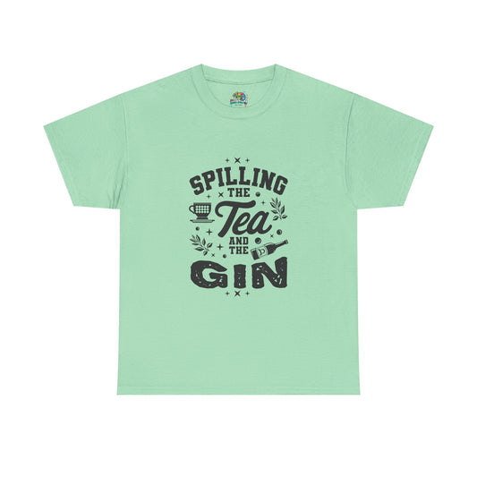 Unisex Heavy Cotton Tee (Spill Tea & Gin)