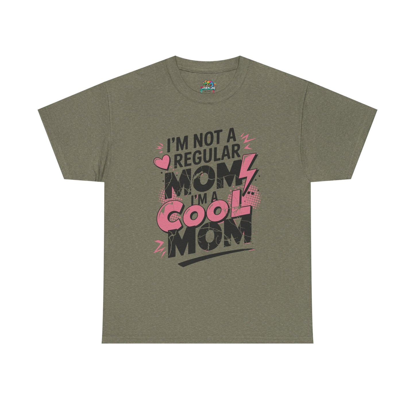 Unisex Heavy Cotton Tee (I'm Not a Regular Mom, I'm a Cool Mom)