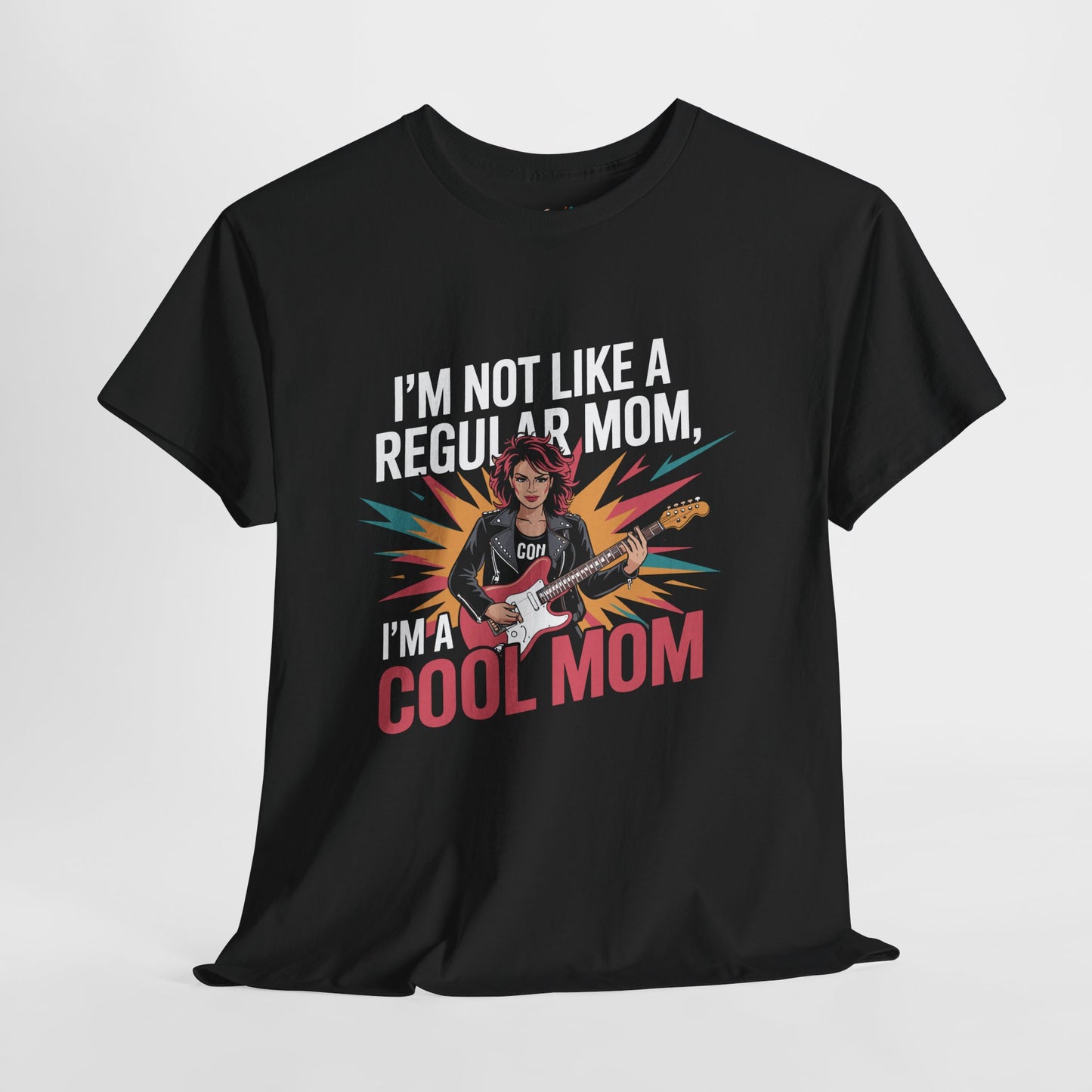 Unisex Heavy Cotton Tee (I'm Not a Regular Mom, I'm a Cool Mom)