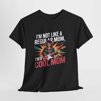 Unisex Heavy Cotton Tee (I'm Not a Regular Mom, I'm a Cool Mom)