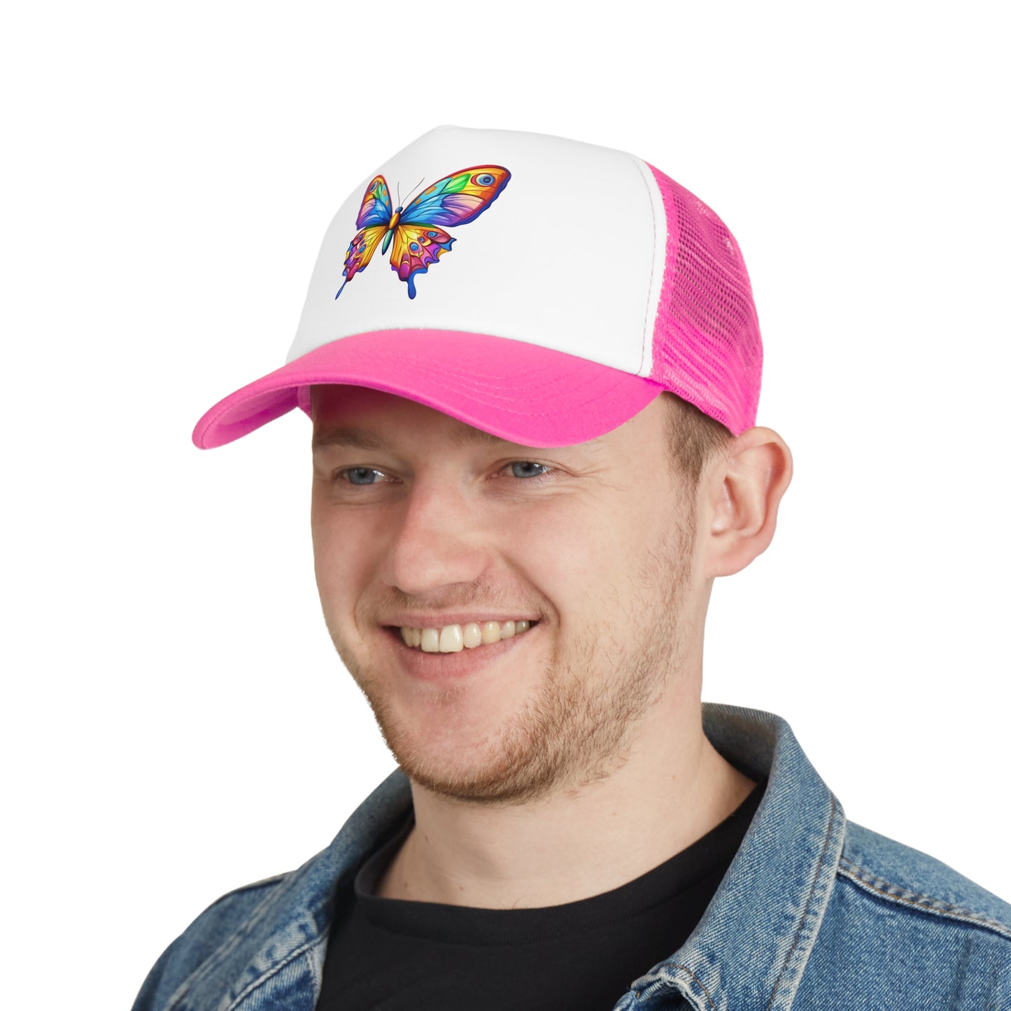 Mesh Cap (Colorful Butterfly)