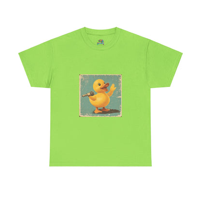 Unisex Heavy Cotton Tee (Karaoke Duck)