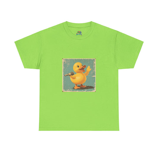 Unisex Heavy Cotton Tee (Karaoke Duck)