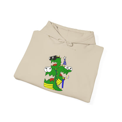 Unisex Heavy Blend™ Hooded Sweatshirt (Larry the Snake thing)