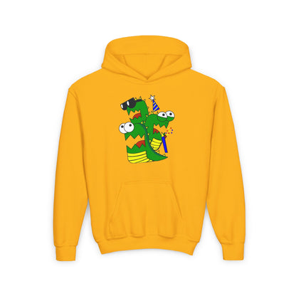 Youth Heavy Blend Hooded Sweatshirt (Larry the Snake thing)