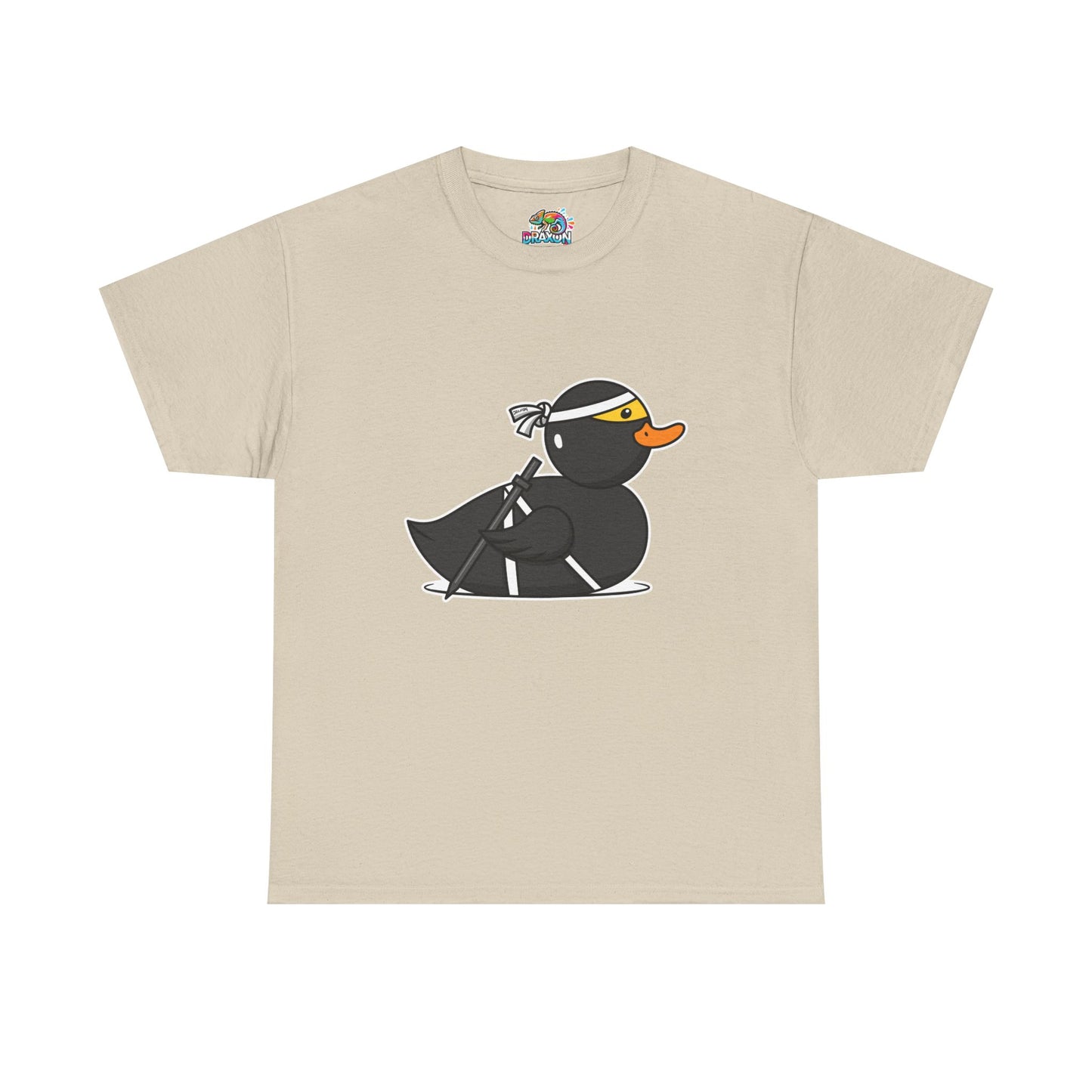Unisex Heavy Cotton Tee (Ninja Duck)