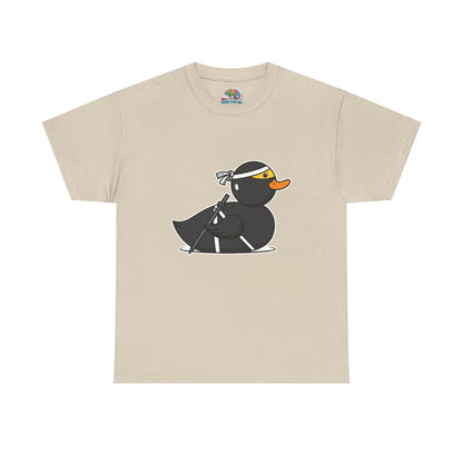 Unisex Heavy Cotton Tee (Ninja Duck)