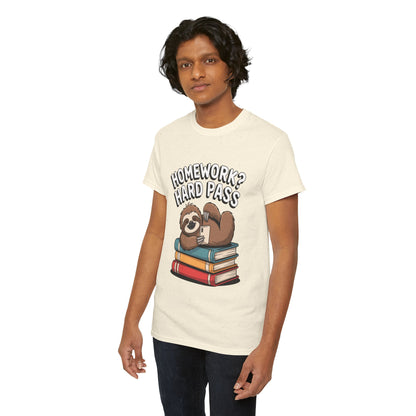 Unisex Heavy Cotton Tee (Homework? Hard Pass)