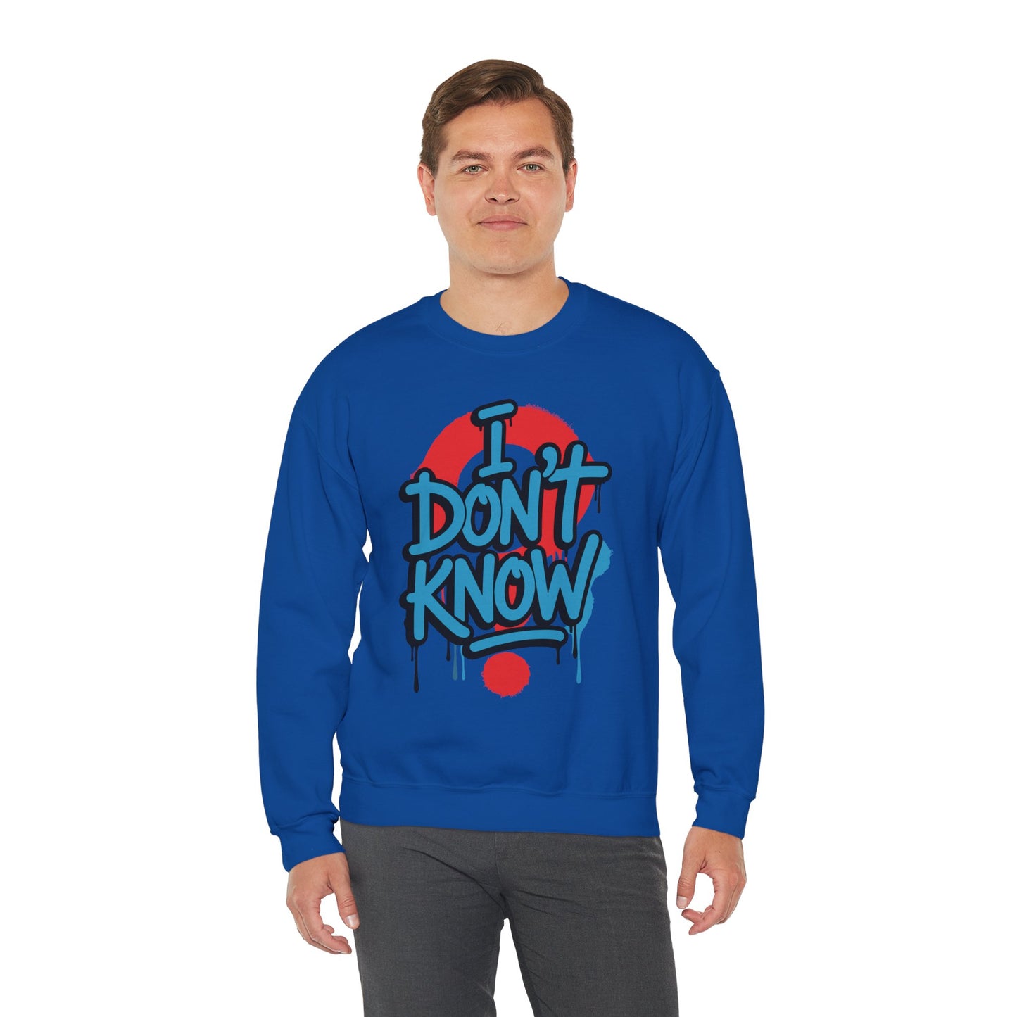 Unisex Heavy Blend Crewneck Sweatshirt (I don't know)