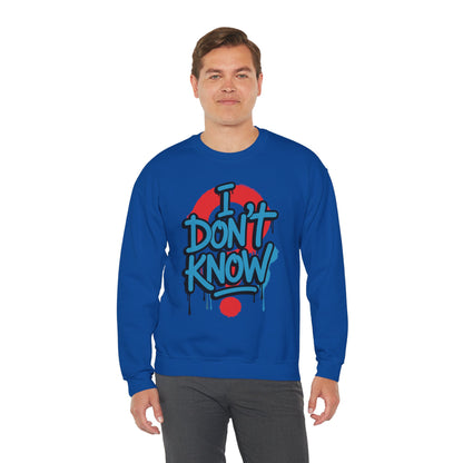 Unisex Heavy Blend Crewneck Sweatshirt (I don't know)